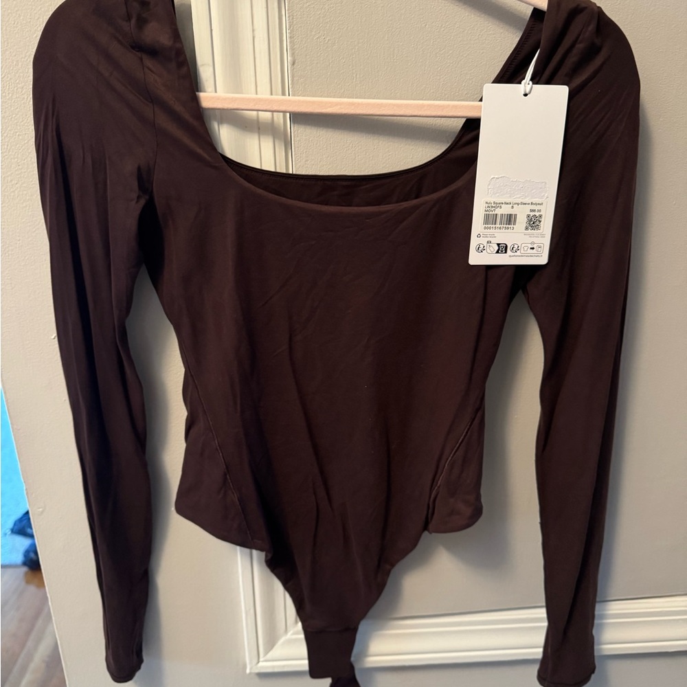 lululemon athletica Chocolate Long Sleeve Bodysuit